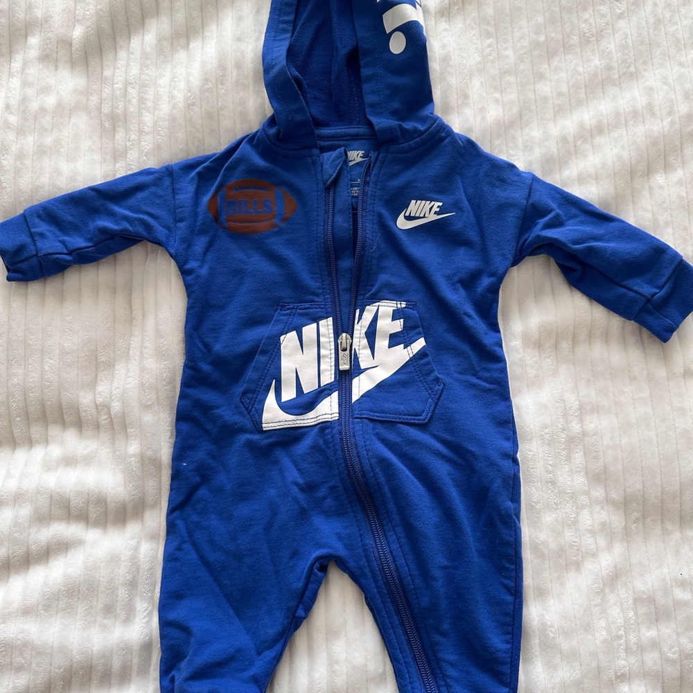 Nike Kids Blue Footed Onesie